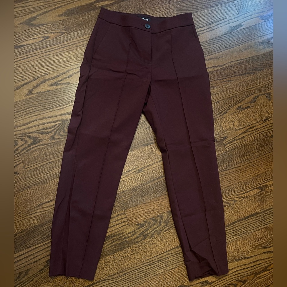 Express Deep Burgundy Women's Trousers